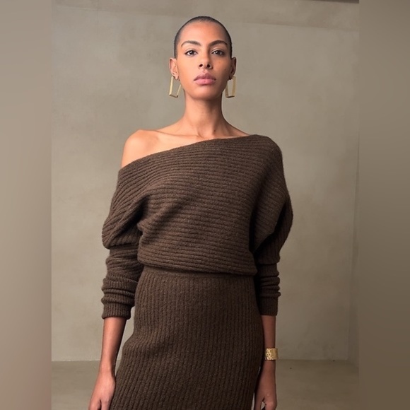 Banana Republic COLLETA OFF-SHOULDER MIDI DRESS - Picture 4 of 12